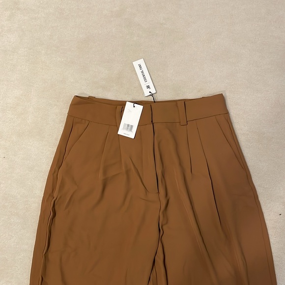 NWT Jason Wu Essential Pleated Suit Pants in tan/camel size medium - Picture 3 of 8